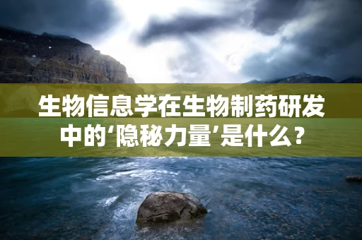 生物信息学在生物制药研发中的‘隐秘力量’是什么？