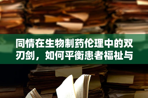 同情在生物制药伦理中的双刃剑，如何平衡患者福祉与研发伦理？