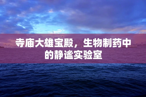 寺庙大雄宝殿，生物制药中的静谧实验室